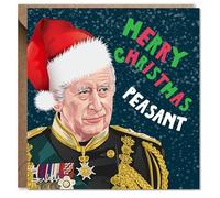 Funny Christmas Card - Cheeky and Humorous Holiday Greeting for Friends, Him, or Her - Perfect Festive Card for Laughs and Holiday Fun (Charles)