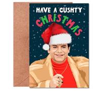 Funny Christmas Card - Cheeky and Humorous Holiday Greeting for Friends, Him, or Her - Perfect Festive Card for Laughs and Holiday Fun (Delboy)