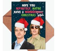 Funny Christmas Card - Cheeky and Humorous Holiday Greeting for Friends, Him, or Her - Perfect Festive Card for Laughs and Holiday Fun (Oasis)