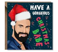 Funny Christmas Card - Cheeky and Humorous Holiday Greeting for Friends, Him, or Her - Perfect Festive Card for Laughs and Holiday Fun (Rylan Clark)
