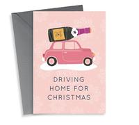 Funny Christmas Card - Driving Home - Bucks Fizz