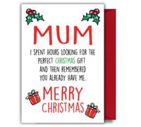Funny Christmas Card for Mum - You Already Have Me XM133 | Cheeky festive message for a much-loved mum who already has the perfect present