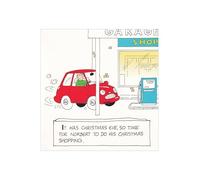 Funny Christmas Card | Norbert Does Last Minute Christmas Shopping on Christmas Eve