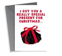 Funny Christmas Card - Special Present - Lump Of Coal
