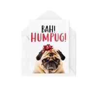 Funny Christmas Cards - Bah Humpug - Scrooge Card - Doggy Xmas - Banter Card - Seasonal Greetings Cards - Festive Cards - CBH1865