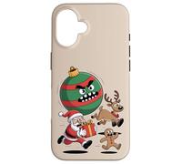 Funny Christmas Characters Chaos Season Holiday Xmas Case for iPhone 16