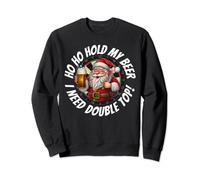 Funny Christmas Darts 'Ho Ho Hold My Beer' Sweatshirt