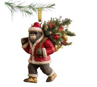 Funny Christmas Decorations - Colorful Acrylic Two Dimensional Figurine, Funny Festive Accessory | Winter Party Decor for Indoor Home Door Living Room Hallway Garden Kitchen Window Balcony