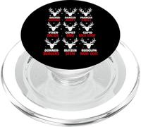 Funny Christmas Deer Hunters All of Santa's Reindeer Humor PopSockets PopGrip for MagSafe
