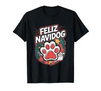 Funny Christmas Dog Pun - Feliz Navidog Value Graphic T-Shirt