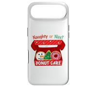 Funny Christmas Donuts Santa Pun Naughty or Nice Donut Care Case for iPhone Air