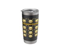 Funny Christmas Drummer Humor 12 Drummers Drumming Pride Stainless Steel Insulated Tumbler
