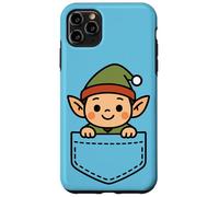 Funny Christmas Elf Pocket Pal Santa's Elves Cute Holiday Case for iPhone 11 Pro Max