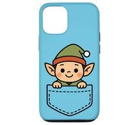 Funny Christmas Elf Pocket Pal Santa's Elves Cute Holiday Case for iPhone 12/12 Pro
