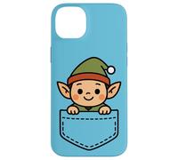 Funny Christmas Elf Pocket Pal Santa's Elves Cute Holiday Case for iPhone 14 Plus