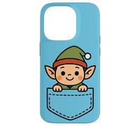 Funny Christmas Elf Pocket Pal Santa's Elves Cute Holiday Case for iPhone 14 Pro