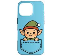 Funny Christmas Elf Pocket Pal Santa's Elves Cute Holiday Case for iPhone 16 Pro