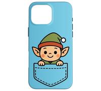 Funny Christmas Elf Pocket Pal Santa's Elves Cute Holiday Case for iPhone 16 Pro Max