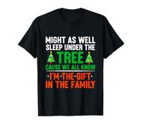 Funny Christmas Favorite Person Sleep Under The Tree Pajama T-Shirt