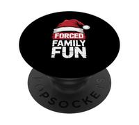 Funny Christmas Forced Family and Fun Holiday PopSockets Adhesive PopGrip
