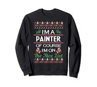 Funny Christmas Gifts For Painter Christmas Ugly Design Sweatshirt