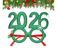 Funny Christmas Glasses | Glasses Accessories 2026 | Glasses Party Accessories | for Night Host, Party, Office, Dinner, Christmas Carols, Family Singing, Reunion, Event Themes