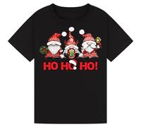 Funny Christmas Gnomes T-Shirt | Matching Family Holiday Tees with Tree & Lights | Cute Xmas Gift for Men, Women, Boys & Girls Black XXL