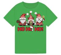 Funny Christmas Gnomes T-Shirt | Matching Family Holiday Tees with Tree & Lights | Cute Xmas Gift for Men, Women, Boys & Girls Kelly Green 3-4Y