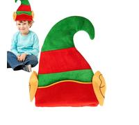 Funny Christmas Hat Holiday Hats for Adults | Classic Cute Green and Red Cone Hat | Photo Props Holiday Costume Accessories for Pretend Play Adult