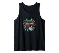 Funny Christmas Hits Only with Mistletoe Tank Top