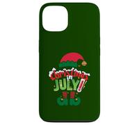 Funny Christmas in July Summer Elf Santa Xmas Men Women Case for iPhone 13