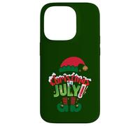 Funny Christmas in July Summer Elf Santa Xmas Men Women Case for iPhone 14 Pro