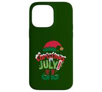 Funny Christmas in July Summer Elf Santa Xmas Men Women Case for iPhone 14 Pro Max