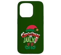 Funny Christmas in July Summer Elf Santa Xmas Men Women Case for iPhone 15 Pro