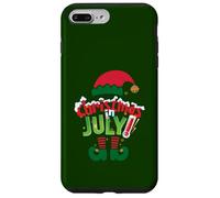 Funny Christmas in July Summer Elf Santa Xmas Men Women Case for iPhone 7 Plus/8 Plus