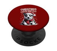 Funny Christmas Is Better With Australian Cattle Dog Love PopSockets Adhesive PopGrip