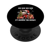 Funny Christmas Italian Christmas Donkey Dominic The Donkey PopSockets Adhesive PopGrip
