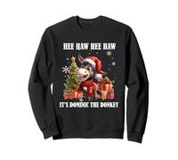 Funny Christmas Italian Christmas Donkey Dominic The Donkey Sweatshirt