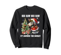 Funny Christmas Italian Christmas Donkey Dominic The Donkey Sweatshirt