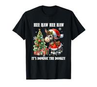 Funny Christmas Italian Christmas Donkey Dominic The Donkey T-Shirt