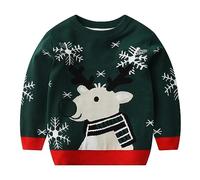 Funny Christmas Jumper Unisex Children's Christmas Jumper Kids Reindeer Thick Warm Christmas Sweater Christmas Winter Jumper Christmas Sweatshirt Long Sleeve Christmas Outfit Christmas Party