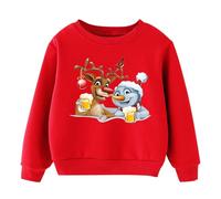 Funny Christmas Jumper Unisex Children's Christmas Sweatshirt Boys Girls Long Sleeve Warm Christmas Jumper Comfortable Ugly Christmas Outfit Teenagers