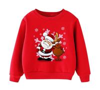 Funny Christmas Jumper Unisex Children's Christmas Sweatshirt Boys Girls Long Sleeve Warm Christmas Jumper Comfortable Ugly Christmas Outfit Teenagers