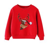 Funny Christmas Jumper Unisex Children's Christmas Sweatshirt Boys Girls Long Sleeve Warm Christmas Jumper Comfortable Ugly Christmas Outfit Teenagers