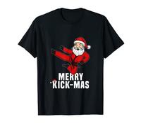 Funny Christmas Karate Santa Merry Kickmas Gift For Karate T-Shirt