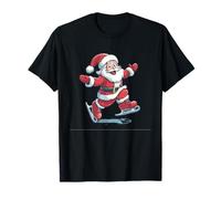 Funny Christmas on Ice Costume with Santa Claus T-Shirt