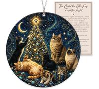 Funny Christmas Ornaments 2026, Tuxedo Cat Christmas Ornament, Black Cat Ornament for Christmas Tree, Cute Cat Lover Gift, Pet Holiday Keepsake, Christmas Tree Decoration