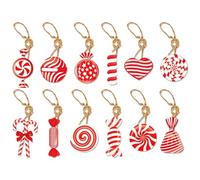 Funny Christmas Ornaments - Candy Pendants - Paper Gingerbread Man Christmas Bag Charm | for Indoor Home Car Interior Workplace Ceiling Party Birthday