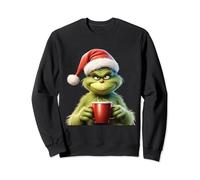 Funny Christmas Outfit Scrooge No More Anti Christmas Print Sweatshirt