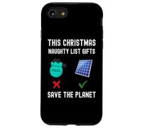 Funny Christmas Save The Planet Climate Change Naughty List Case for iPhone SE (2020) / 7 / 8